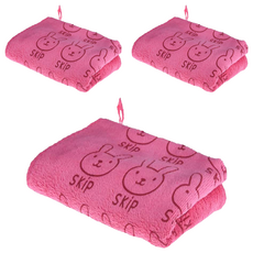 寵物夢工廠 超細纖維吸水毛巾, 顏色隨機, 3條