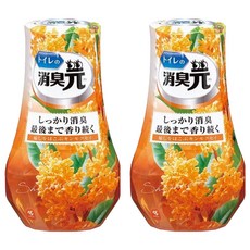 KOBAYASHI 小林製藥 消臭元 浴廁空氣芳香劑, 400ml, 2瓶, 金木犀桂花香
