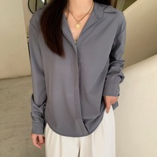 안다로미 바네베이직 블라우스