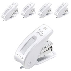 TUCO.B 輕鬆啟動訂書機, 莫蘭迪白, 6個