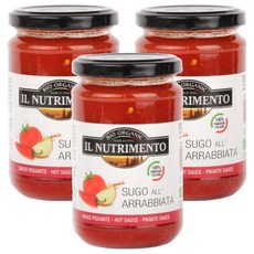 일뉴트리멘토 유기농 수고 알 소스 아라비아타, 280g, 3개