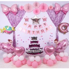 WOW PARTY KOREA 生日氣球DIY套組11件組, 混合色, 1套