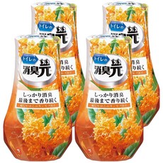 KOBAYASHI 小林製藥 消臭元 浴廁空氣芳香劑, 400ml, 4瓶, 金木犀桂花香
