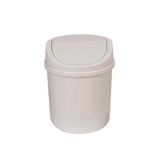 마켓에이 파스텔 탁상용 쓰레기통, 베이지, 1개