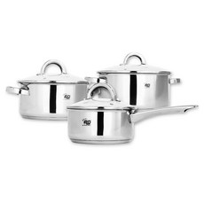 ELO Induction Main Torp IH 不銹鋼鍋 3 件套, 單色, 單柄鍋16cm+湯鍋(20cm+24cm)