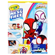 Crayola 繪兒樂 神彩著色套裝 紙盒, 蜘蛛人與他的神奇朋友們, 1組