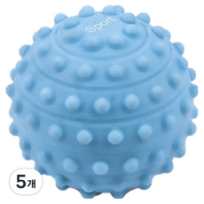 골드팡 마카롱 실리콘 발바닥 지압 마사지볼, 마카롱 스카이, 5개