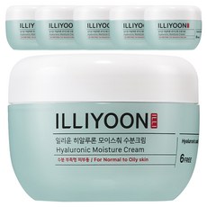 ILLIYOON 一理潤 玻尿酸鎖水保濕霜, 100ml, 6罐