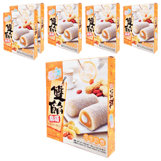 YUKI&LOVE 雪之戀 雙餡麻糬, 花生牛奶口味, 台灣名物 MOCHI ROLL, 300g, 6盒