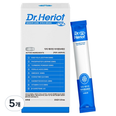 닥터헤리엇 반려동물 아이앤브레인 영양제, 100g, 눈/인지, 5개