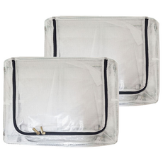 UdiLife 優的生活大師 儲藏氏 透明雙開收納箱 24L, S0080A, 2個