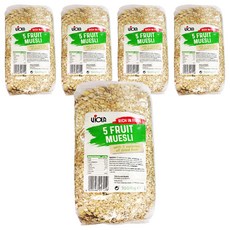 VIOLA 天然綜合水果穀片 富含纖維 5種水果, 1kg, 5包