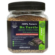 WEIYITER 維益特 水龜挑嘴條狀沉底飼料, 400g, 1罐