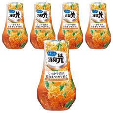 KOBAYASHI 小林製藥 消臭元 浴廁空氣芳香劑, 400ml, 5瓶, 金木犀桂花香