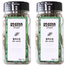딜리셔스마켓 월계수잎 향신료, 25g, 2개