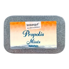 Imkergut 純天然 鐵盒蜂膠薄荷喉錠 50顆, 14g, 1盒