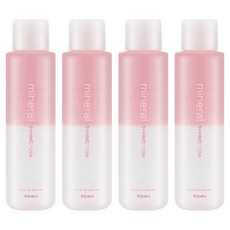 A'pieu 礦物溫和眼唇卸妝液 Set, 高效卸妝 250ml, 清爽不緊繃, 輕便瓶身設計, 4瓶