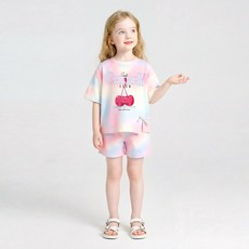 JELISPOON 兒童櫻桃俱樂部漸層上下裝套組