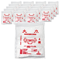 大力牌 HD耐熱袋, 高密度PE材質, 耐熱溫度-10℃~100℃, 19 x 16.5cm, 20包