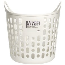 SHABATH Color Story 韓國製開口型洗衣籃, 象牙白