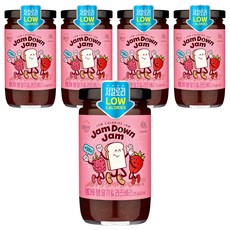 Bokumjari 低卡草莓覆盆子果醬, 225g, 5罐