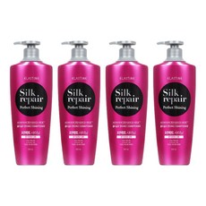 엘라스틴 실크 리페어 퍼펙트 샤이닝 골드 실크 컨디셔너, 550ml, 4개