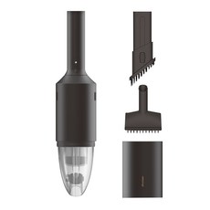 션자오 차량용 무선 청소기, Z1-Pro, 블랙