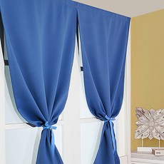 디자인갤러리 찍찍이로 붙이는 솔리드 암막커튼