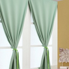 디자인갤러리 찍찍이로 붙이는 솔리드 암막커튼