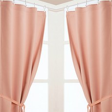 디자인갤러리 찍찍이로 붙이는 솔리드 암막커튼