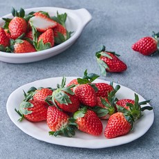 GAP 인증 과일진심 산청 한입 장희 딸기 중과, 500g, 1개