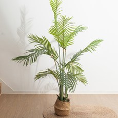 RYMD 고급 조화 야자수 나무 중형, 혼합 색상, 1개