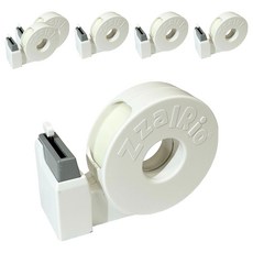 ZzalRio 兒童安全便攜式膠帶座, 6個, 奶油白