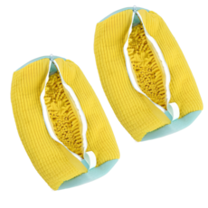 Mayliving 鞋子運動鞋洗衣袋, 2個, 黃色