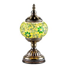 Honey Comb復古古典玻璃桌燈 蜂巢造型 精緻工藝 營造溫馨居家氛圍, 黃色