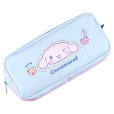 산리오캐릭터즈 페이스 아플리케 필통, 시나모롤, 1개