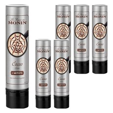 MONIN 莫寧 藝術家淋醬筆 可可風味, 150ml, 6瓶
