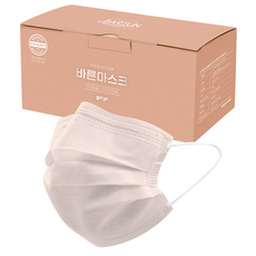 고르고 바른 마스크 대형 성인용, 50매입, 1개, 코랄