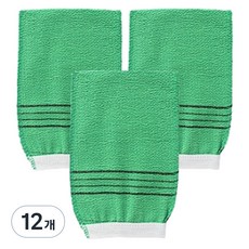 Vitabello 大型大尺寸高級義大利搓澡巾, 綠色, 1入, 12個