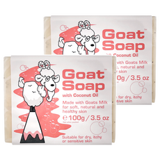 澳洲 Goat 台灣公司貨 山羊乳肥皂 椰子油, 100g, 2個