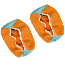 Mayliving 鞋子運動鞋洗衣袋, 2個, 橘色