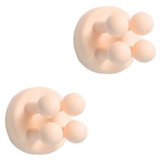 디엔오 칫솔 면도기 걸이 부착식, 아이보리, 2개