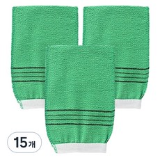 Vitabello 大型大尺寸高級義大利搓澡巾, 綠色, 1入, 15個