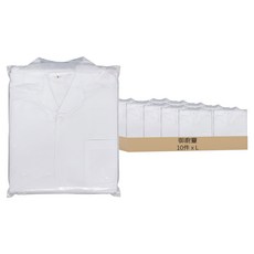 御廚靈 不織布防塵衣 110*140 適穿身高155~170公分 白色 防潑水型, 10件