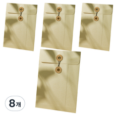 미소로운 종이서류 파일보관가방 16 x 23 cm, 아이보리, 8개