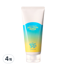 핑거스푼 고보습 대용량 아기 데일리크림, 170ml, 4개