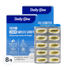 Daily One 奇蹟超臨界rTG Omega-3 60.6g, 8個, 60.6克