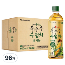 광동 V라인 유기농 옥수수수염차, 96개, 500ml
