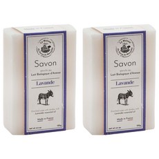 La Maison 馬賽皂之家 極白潤膚驢奶皂 南法薰衣草, 125g, 2個