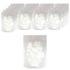 BS SHOP 壓縮毛巾 30 x 4cm 方形 18包 白色, 柔軟親膚, 獨立包裝, 旅行必備